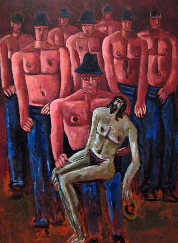 Christ Held by Half-Naked Men (1940-41)